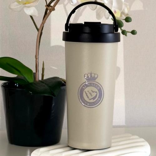 حافظة مشروبات بيج بشعار النصر
