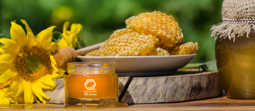 أنواع العسل الطبيعي المتوفرة في متجر الحاسة السادسة | عسل بلدي ومستورد بجودة عالية