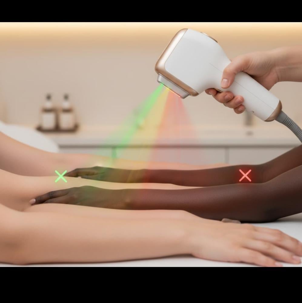هل جهاز IPL آمن للبشرة الداكنة؟