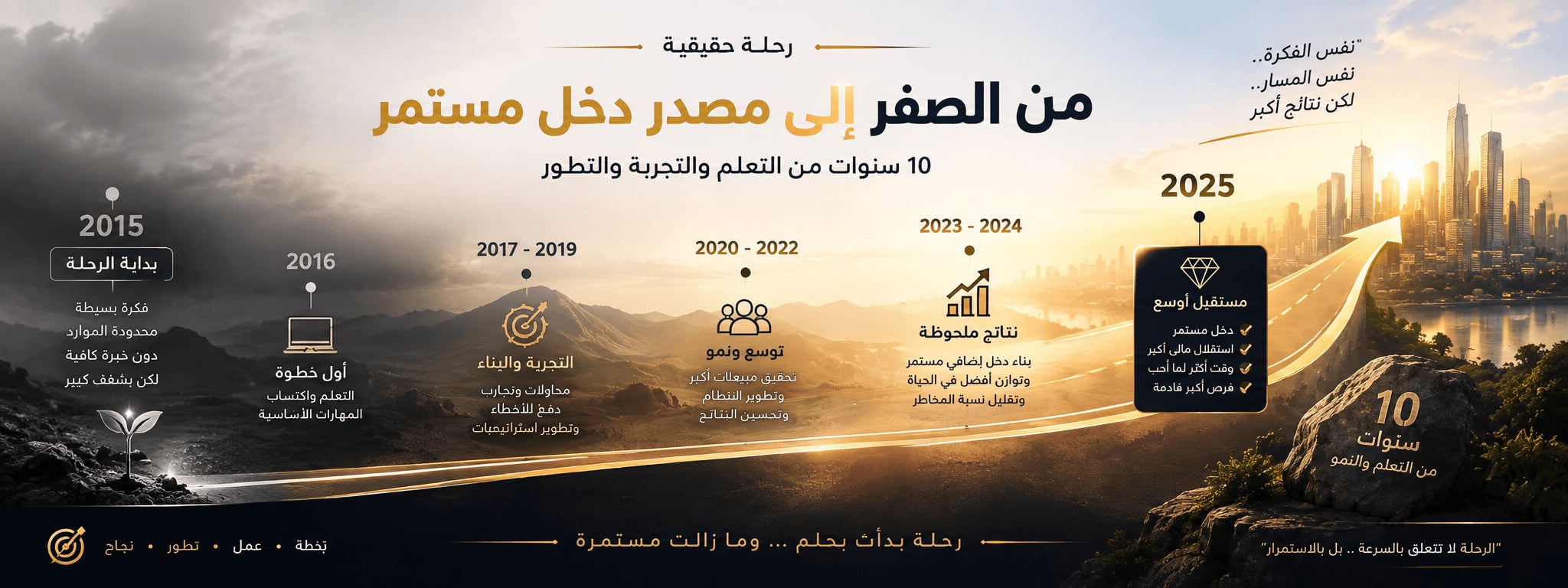 خلاصة التجربة