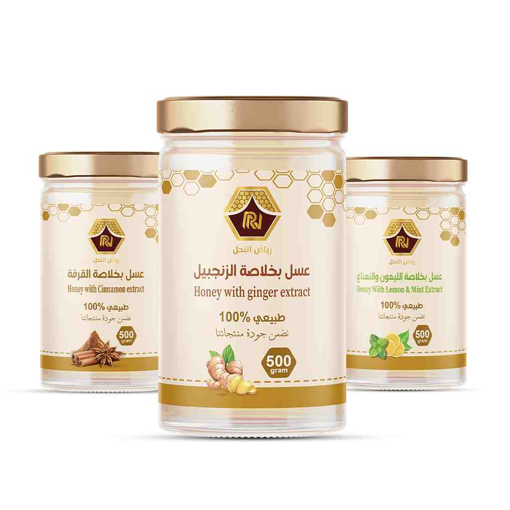 عسل بالخلاصات الطبيعية