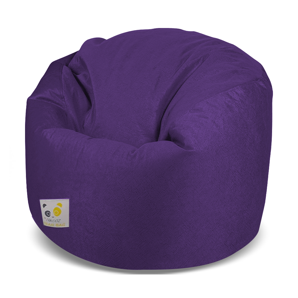 Large suede bean bag