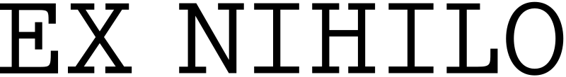 Ex Nihilo