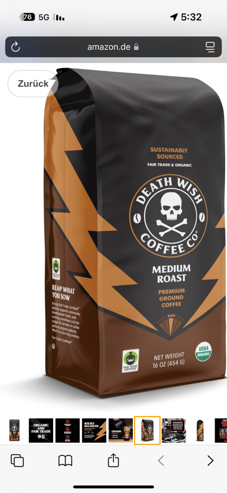 قهوة دث وش Death Wish Coffee