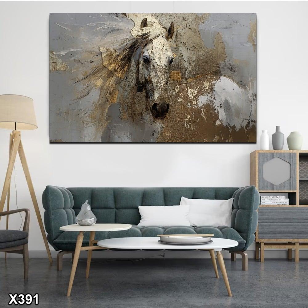 لوحة كانفاس خيل