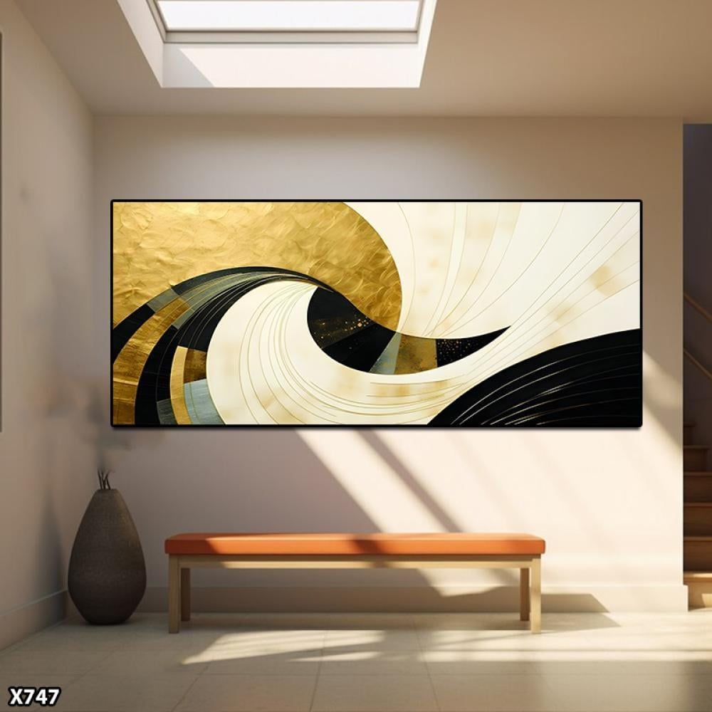 لوحة كانفس رسم تجريدي