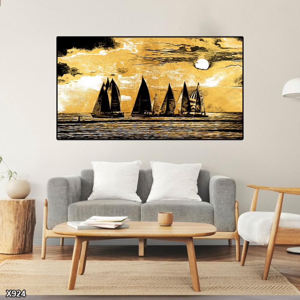 لوحة كانفس رسم تجريدي