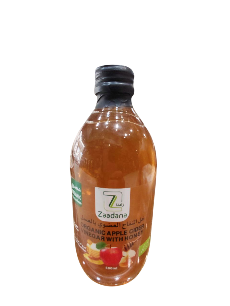 خل التفاح العضوي بالعسل مع الخل الايطالي 500مل