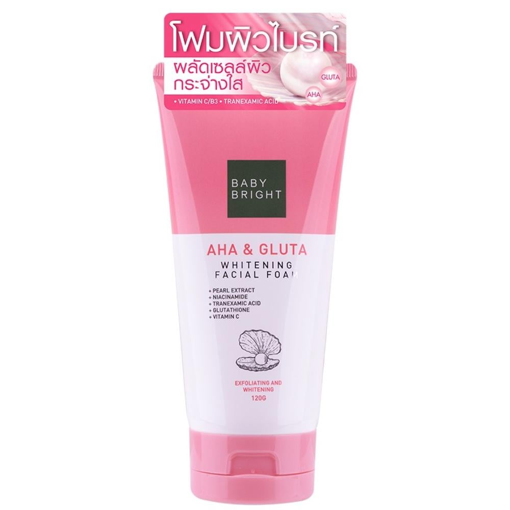 بيبي برايت رغوة تبييض الوجه BABY BRIGHT AHA & Gluta
