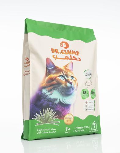 طعام قطط د.كلمب بالدجاج للقطط البالغة 7 كيلو