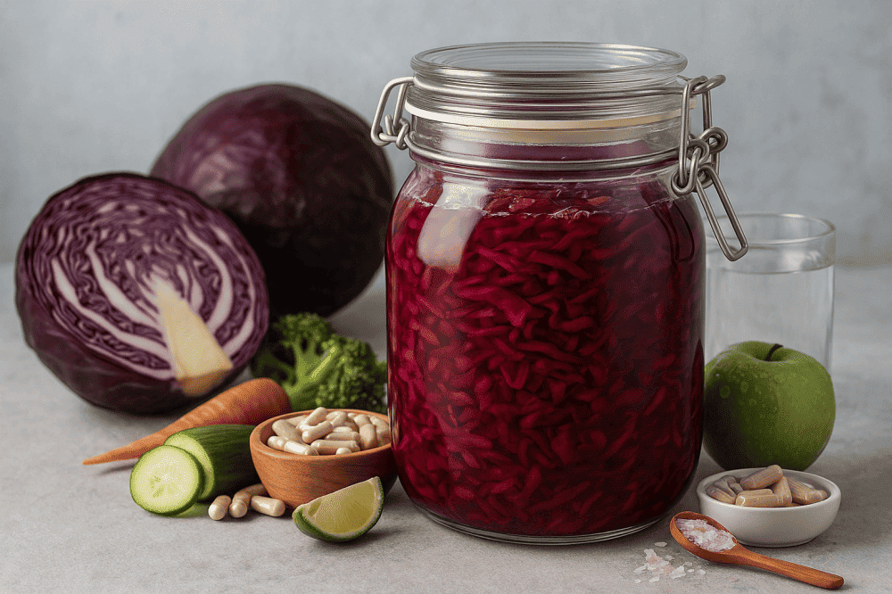 فوائد مخمر الملفوف للجسم