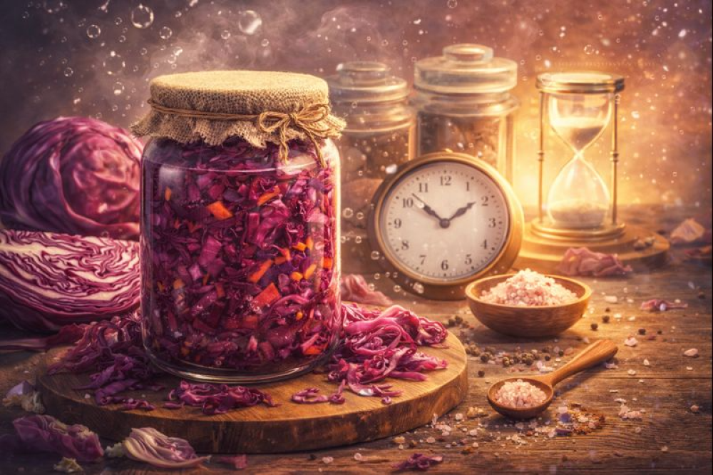 كيف يتم تخمير الملفوف الاحمر