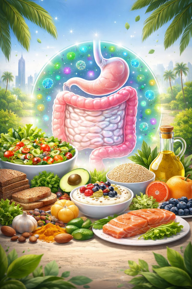 أطعمة مفيدة لصحة الأمعاء