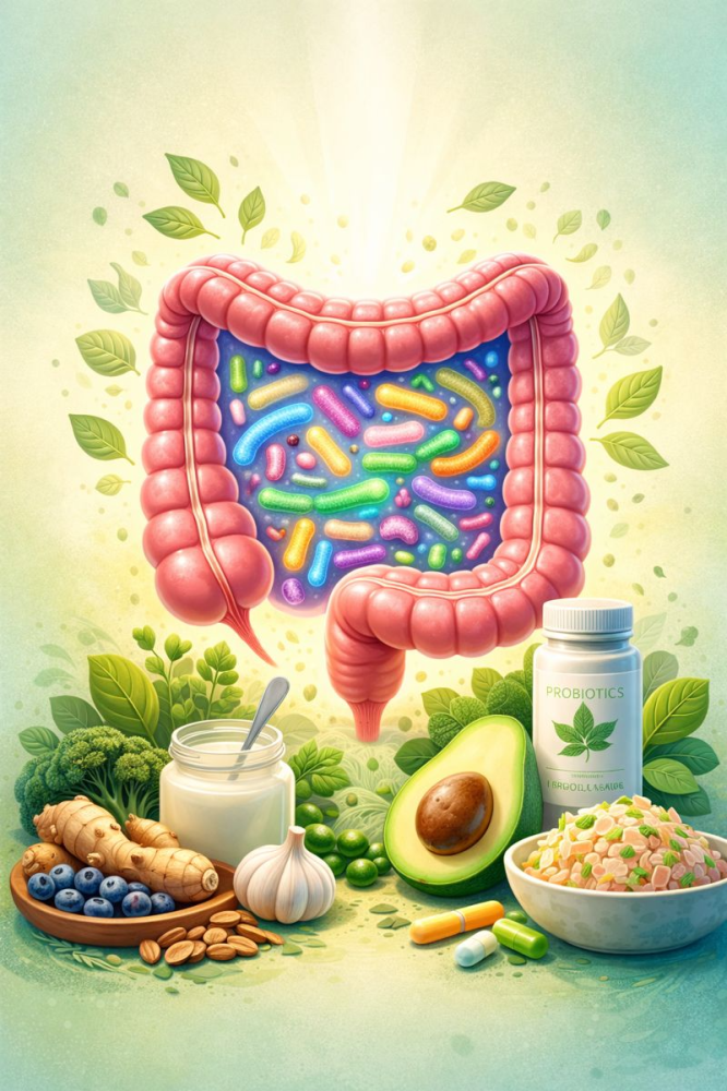 البروبيوتيك لتحسين صحة الأمعاء