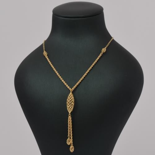 عقد ذهب عيار 21
