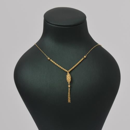عقد ذهب عيار 21