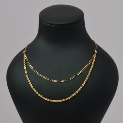 عقد ذهب عيار 21