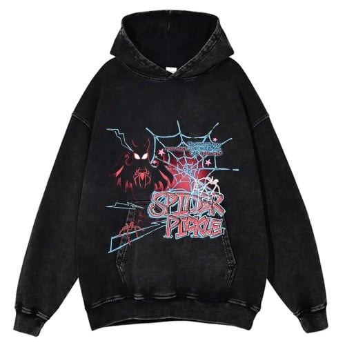 Spider Pink Vintage Hoodie