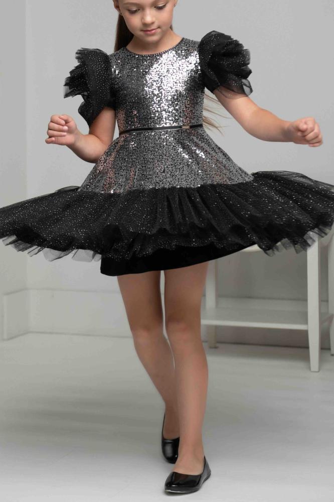 فستان اسود قصير