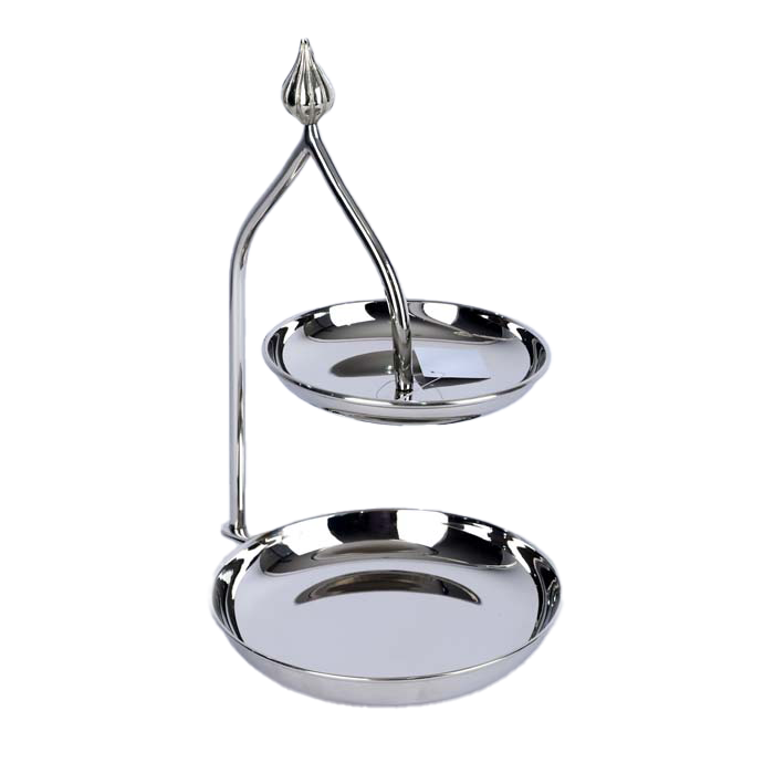 شيالة حلويات استيل - 2 دور | السيف هوم