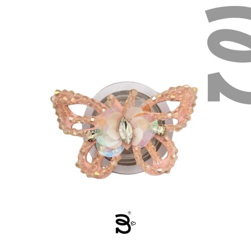 Butterfly Crystal Pink