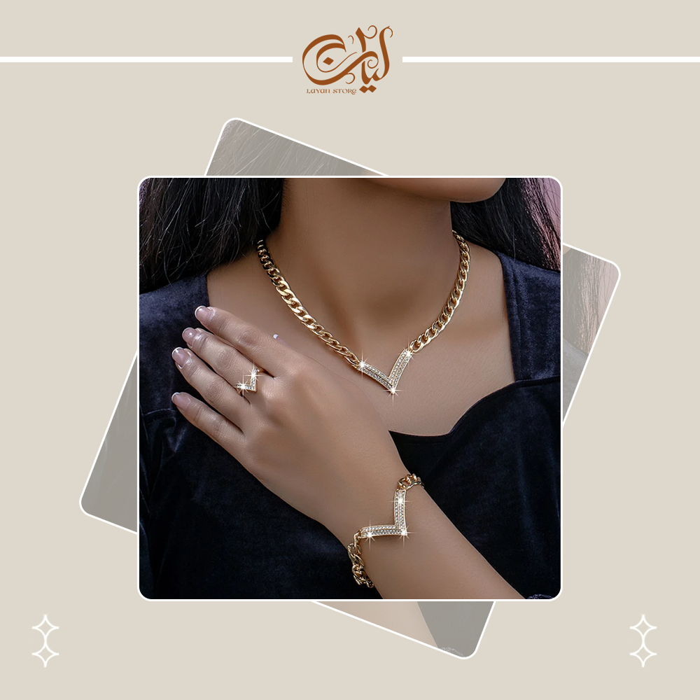 طقم مجوهرات نسائي