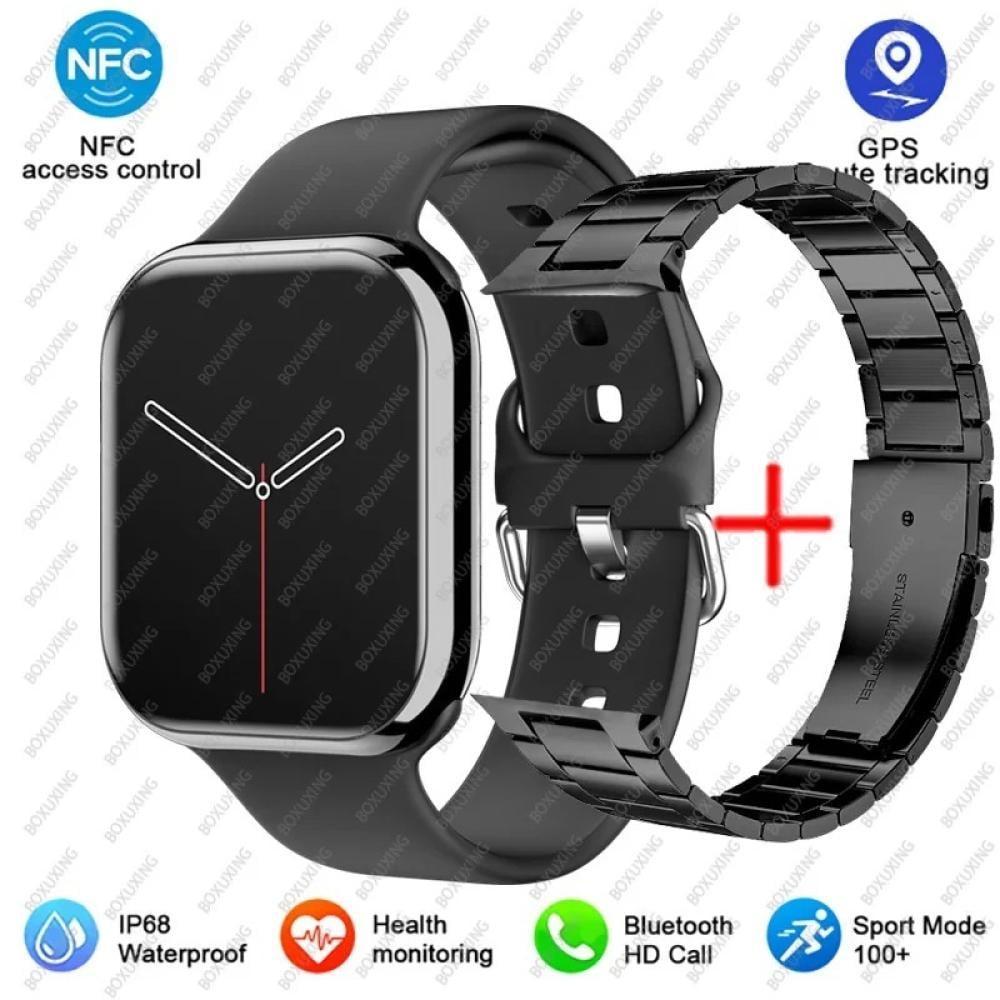 ساعة ذكية بشاشة AMOLED للرجال والنساء