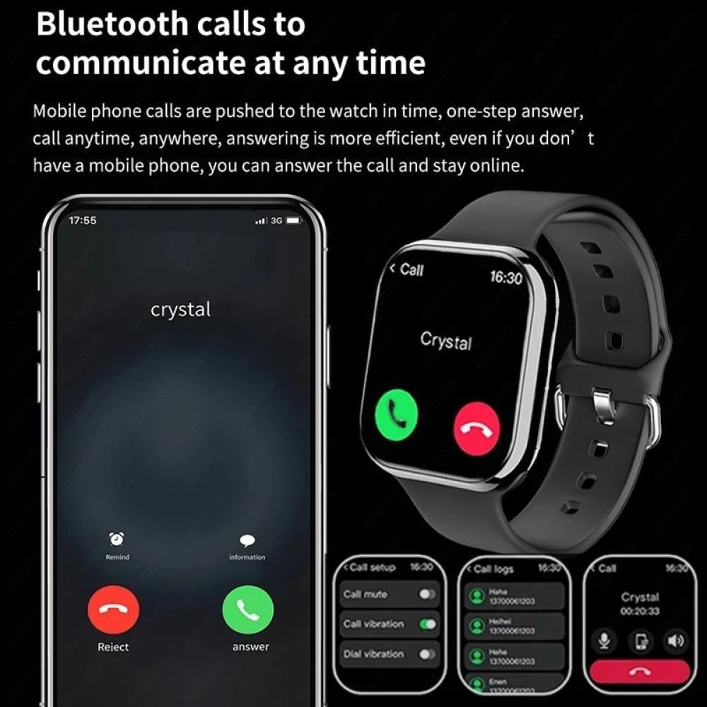 ساعة ذكية بشاشة AMOLED للرجال والنساء