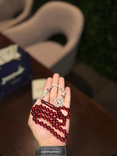 سبحة بكلايت أحمر - طربزونه نحاس
