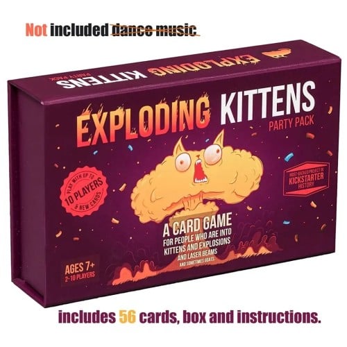 لعبة جماعية EXPLODING KITTENs