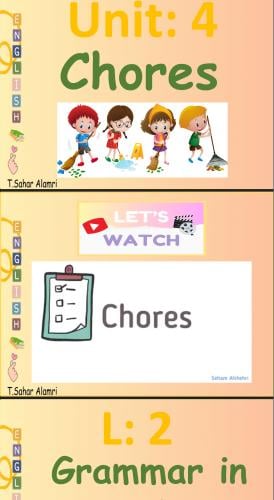 WC3-1- Chores(U4 L2)Grammar in Action