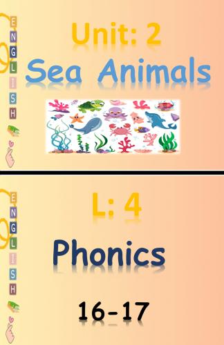 We Can 3 (U2 L4)Sea Animals-Phonics