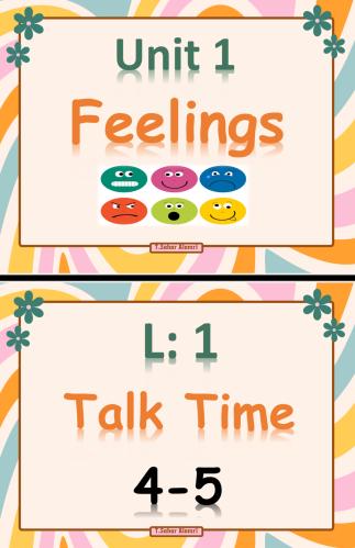 We Can2-1 (Feelings) U1 L1 - Talk Time