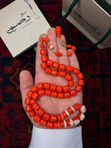 سبحة بلياردو لون برتقالي
