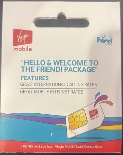 شريحة فرندي 3GB بيانات 3GB سوشل 250 دقيقه تصال