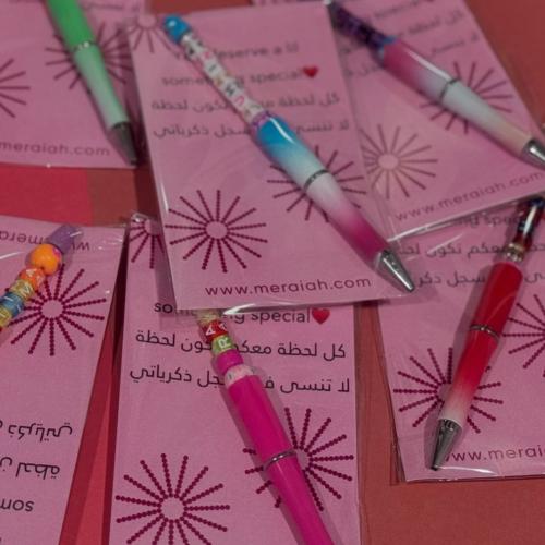 توزيعات أقلام بالأسماء