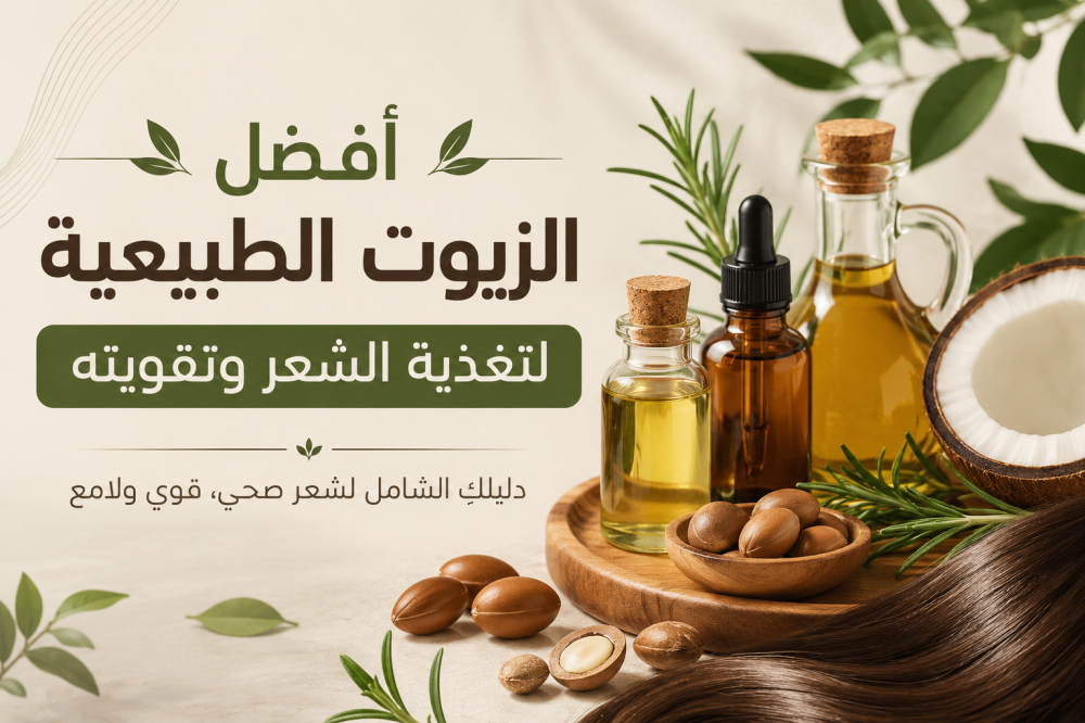 افضل الزيوت الطبيعية للشعر