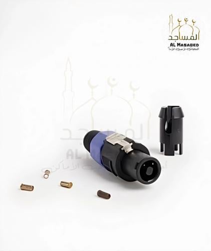 موصل ملفوف لمكبر الصوت NL4 أنثى ثنائي القطب - Speakon