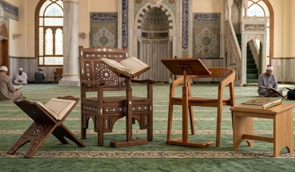 أفضل كراسي المصاحف للمساجد: كيف تختار الكرسي المناسب للمصلين