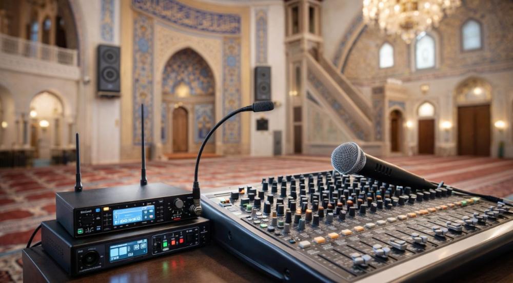 أنظمة الصوت في المساجد