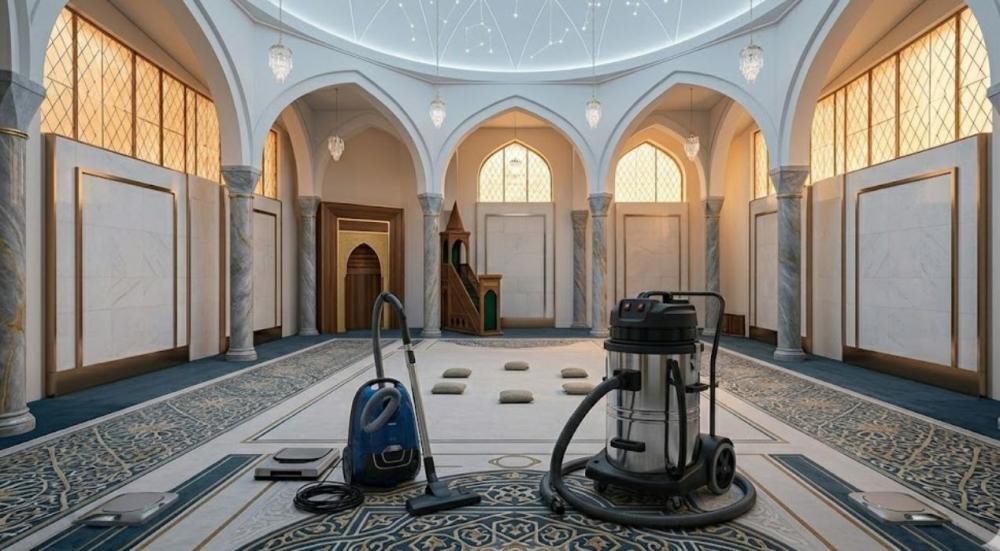 الفرق بين المكانس الصناعية والعادية للمساجد