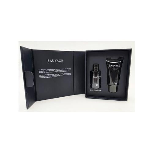 طقم ديور سوفاج EDP رجالي: عطر 10مل + جل استحمام 20مل