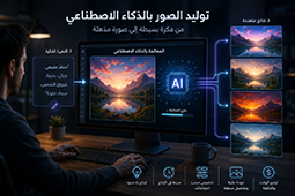 توليد الصور بالذكاء الاصطناعي