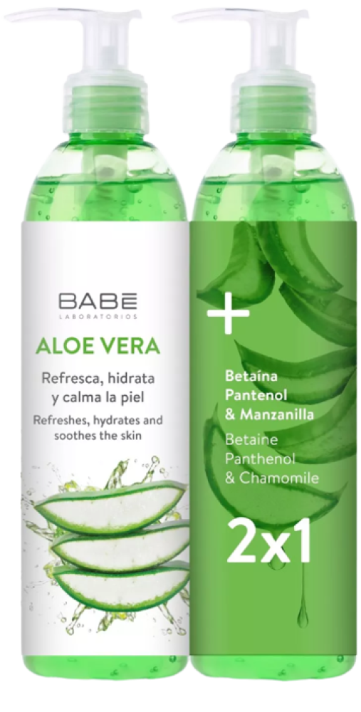 Babe Alo 100% Gel 300 Ml 1+1 | Outlet - Outlet Pharmacy Original  Supplements Vitamins Skincare and More