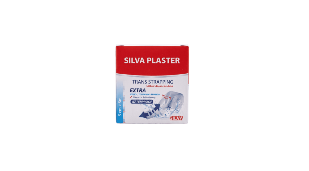 silva dressing Silva P-103 Thin Bandage 5-Pieces, 10 cm x 10 cm Size : Buy Online at Best Price in KSA