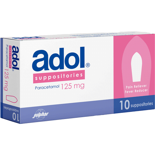 Adol 125mg Suppository 10