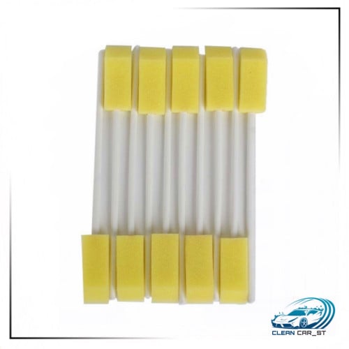 اسفنج تنظيف فتحات التكييف (10 قطع) بمقبض بلاستيك
