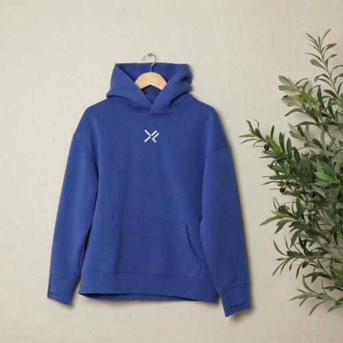 Blue Oversized Hoodie