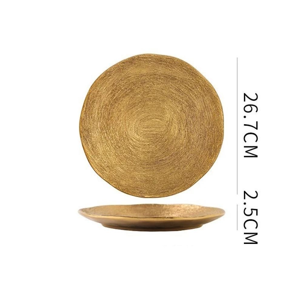 اللون: B 10.5 inch (plate)