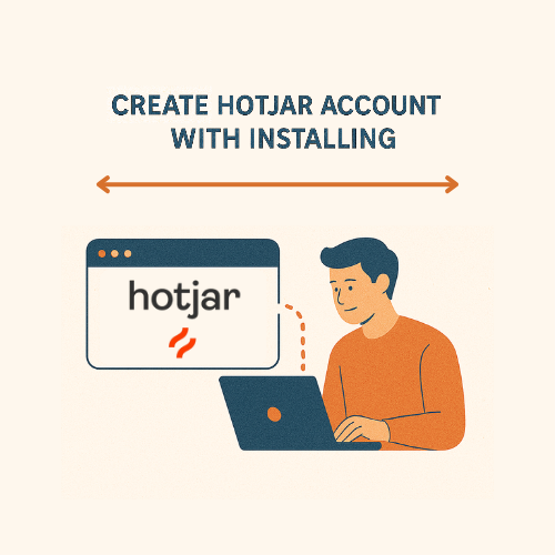 إنشاء حساب Hotjar مع تركيب الكود